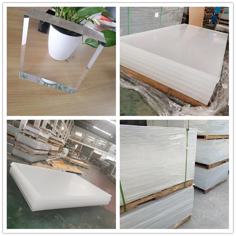 工厂明亚克力板ps有机板白色磨砂加工成形雕刻激光切割uv印刷