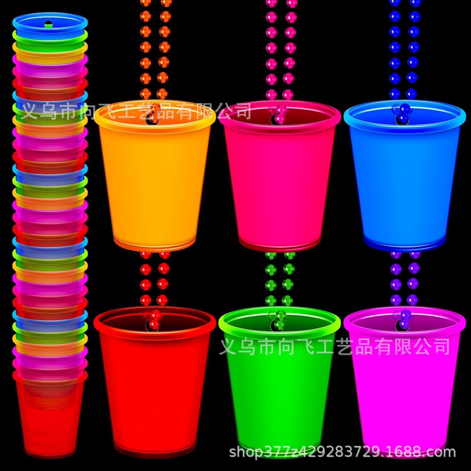 Macaron color transparente Cadena de cuentas Copa novia para ser FIESTA DE Navidad Halloween Fiesta de la boda