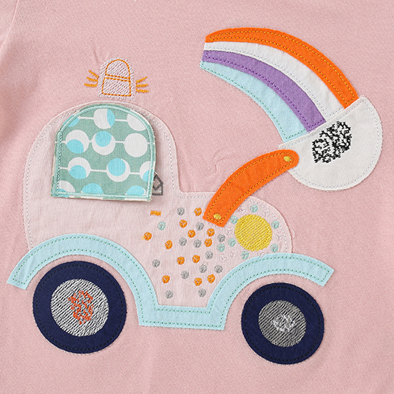 Malwee niñas de manga corta verano nuevos niños casual cuello redondo camisa niños camiseta estilo occidental top