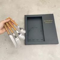 Tableware stainless steel, set for hotel, gift box