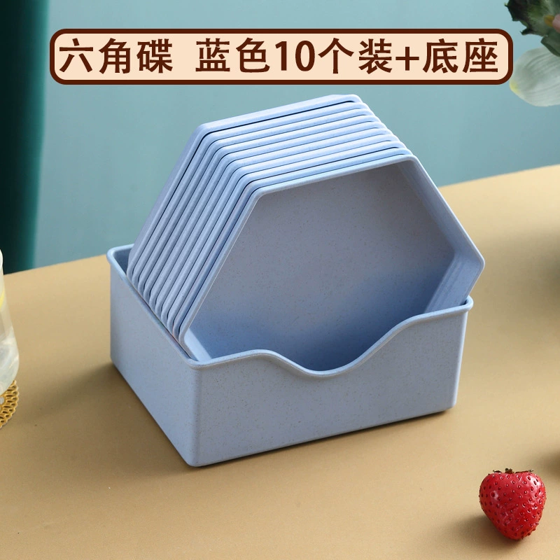 Geometric Plastic Cute Desktop Trash Bin, Home Small Waste Can, Decorative Shapes & Colors