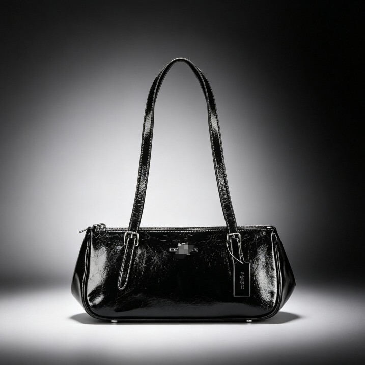 Koujia Asher bowling baguette bag in oil wax leather, vintage crossbody bag, shoulder handbag, large-capacity underarm bag Koujia Asher bowling baguette bag in oil wax leather, vintage crossbody bag, shoulder handbag, large-capacity underarm bag