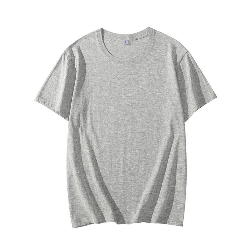 Летняя хлопковая футболка, short sleeve, solid white — настраиваемый повседневный поло-стиль