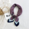 9-lattice five-pattern navy blue border