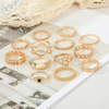 Metal ring, trend brand set, Aliexpress, wholesale