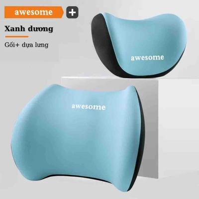 Car Neck Pillow Back Cushion: Headrest