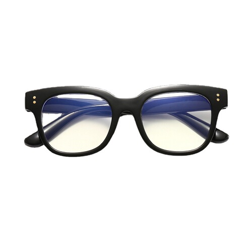  Internet celebrity Sydney's same style without makeup and versatile large frame plain mirrors for women black frame glasses on behalf of