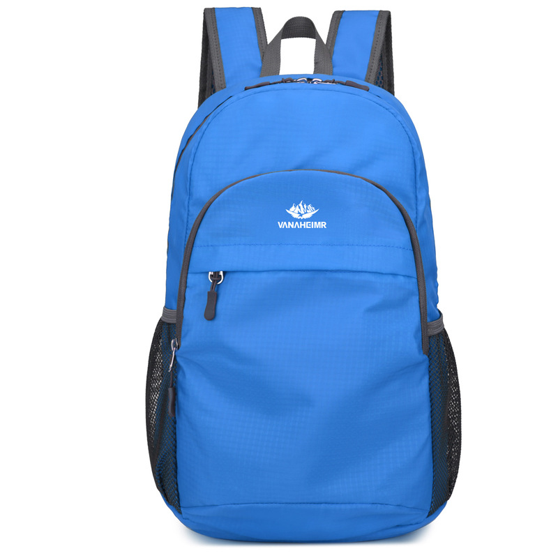 Mochila Mochila para estudiantes de viajes al aire libre Mochila plegable ligera Mochila de gran capacidad anti-salpicaduras Bolsos de moda para hombres y mujeres