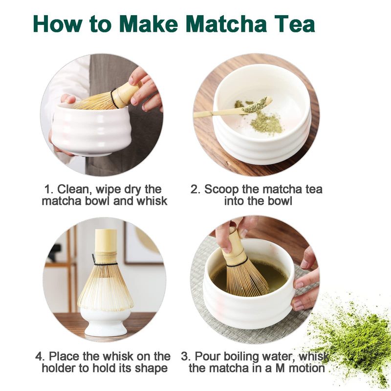 陶器抹茶道具セット 注口付き茶道具 日本製抹茶茶碗セット 茶筅 百本立|undefined