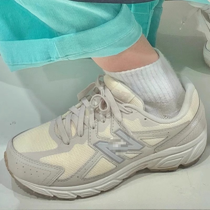 Putian Shoes High Version N480 Women's Cream Color Couple Breathable Non-Slip Sports Casual Pure Original Running Dad Shoes Putian Shoes High Version N480 Women's Cream Color Couple Breathable Non-Slip Sports Casual Pure Original Running Dad Shoes