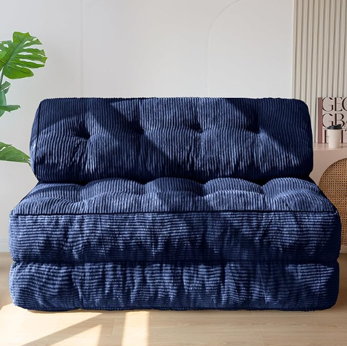 Amazon explosión esponja comprimida sofá cama plegable doble cama individual pequeña casa sofá perezoso sala de estar