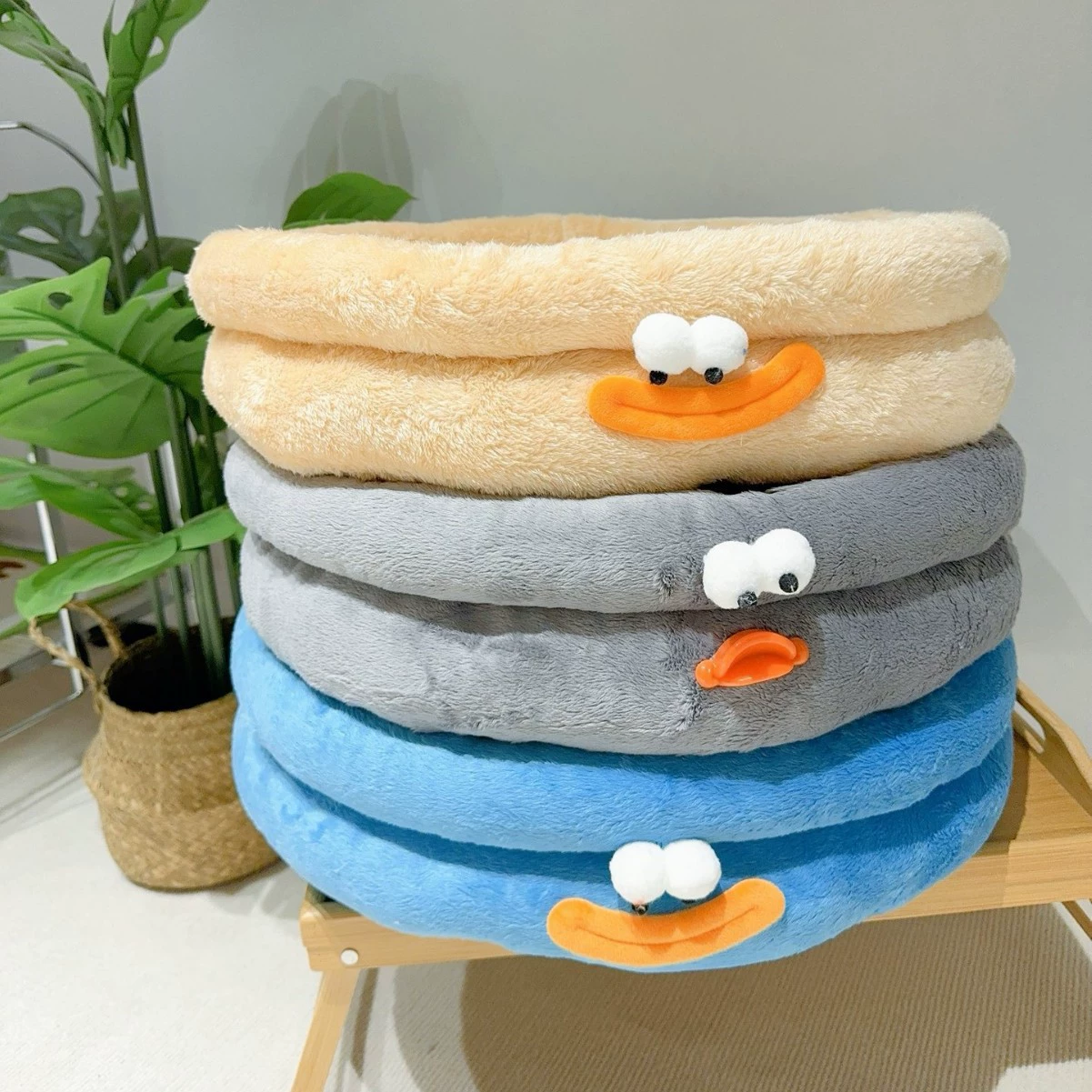 Питомец сплошной цвет утка с большими глазами питомник питомник