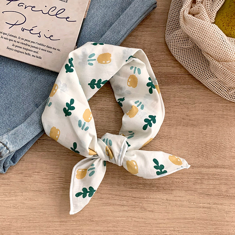 Pañuelo de seda Pañuelo cuadrado de algodón con lunares de alta calidad, bufanda decorativa de todo fósforo para mujer, pañuelo en la cabeza, bufanda delgada, chal pequeño