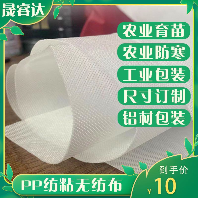 育秧农用无纺布防寒无纺布覆盖草坪无纺布鞋材家具包装纺粘无纺布