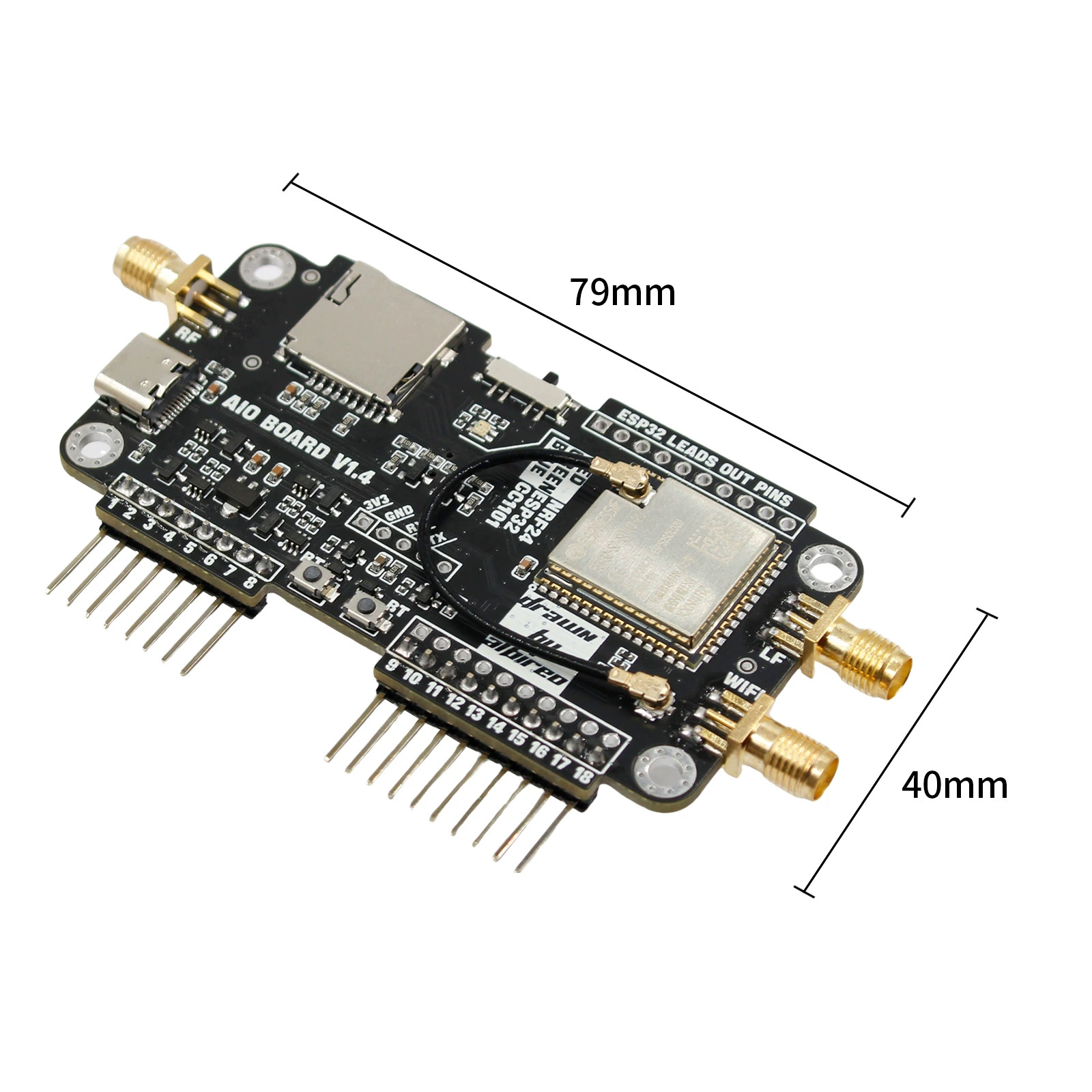 WIFI тройной расширительный модуль NRF24+ESP32 мультимодуль расширения