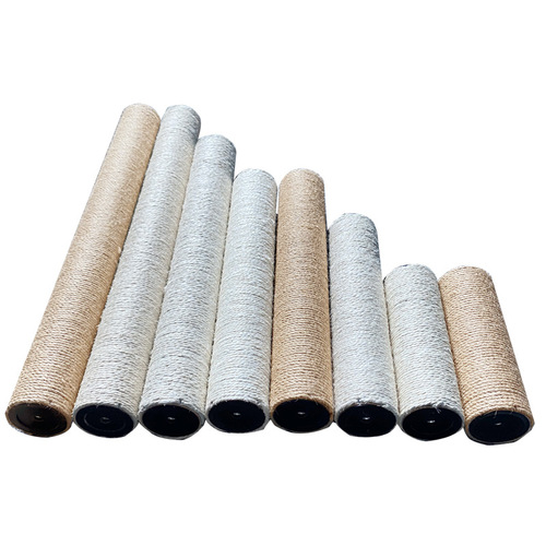 Manufacturer wholesale sisal cat tree single pole DIY sisal pole scratching post sky pole cat toy