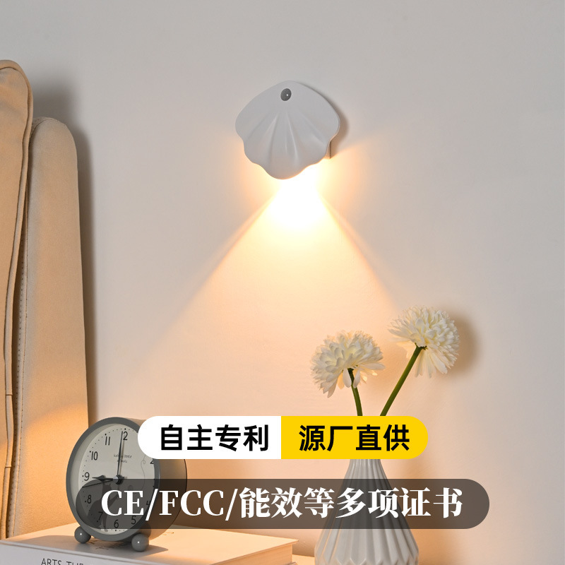 Cross-Border New Rechargeable Smart Led Human Body Sensor Light Night Light Wiring-Free Magnetic Indoor Wall Light House Number Light Cross-Border New Rechargeable Smart Led Human Body Sensor Light Night Light Wiring-Free Magnetic Indoor Wall Light House Number Light