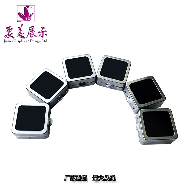 金属裸钻盒 厂家供应裸首饰礼品盒子戒指盒珠宝包装盒子logo