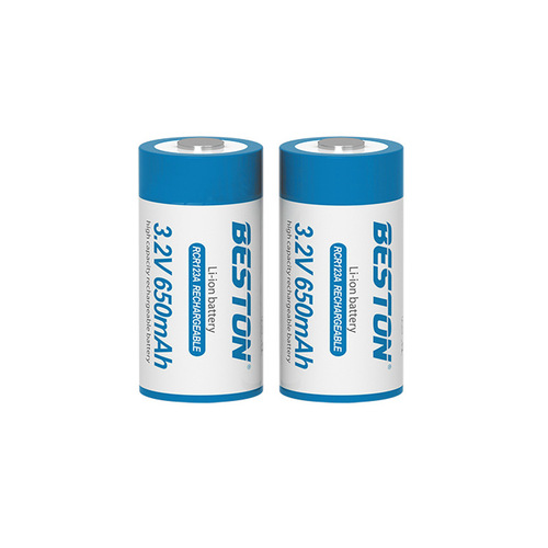 beston luminous rangefinder RCR123A lithium iron phosphate battery 3.6V rechargeable lithium battery