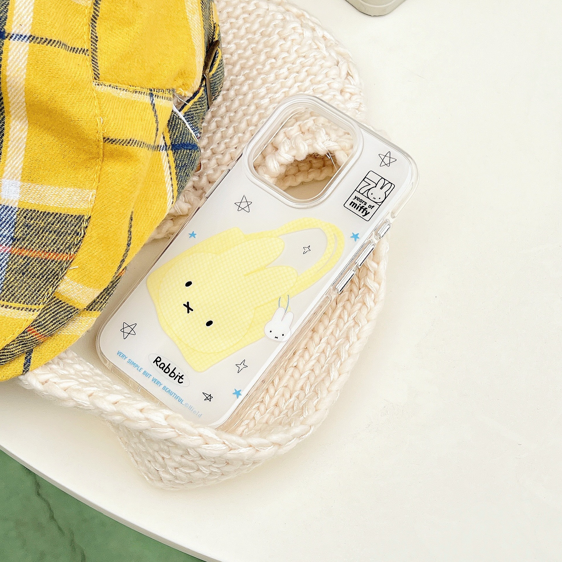 Cartoon lindo bolso conejito para Apple 15/16 funda para teléfono móvil 14ProMax personalidad 13 femenino 15Pro/16P