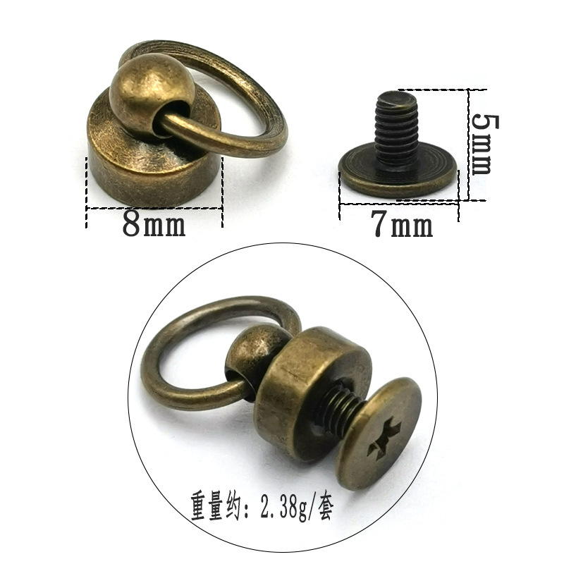 卸売 diy 荷物銅ベルトリングモンクヘッド携帯電話ケース革製品革バックルベルトリングプルリングバックルおしゃぶりネイル|undefined