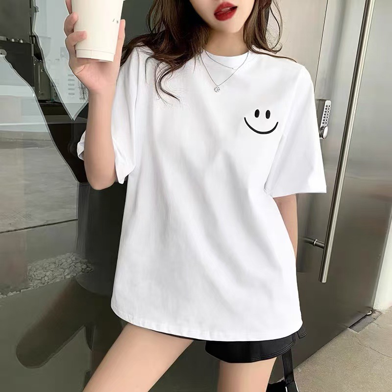 스마일 아바타 반팔 코튼 T