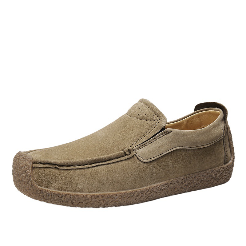 Zapatos de hombre otoño nuevos cómodos zapatos de caracol casuales de suela blanda zapatos de guisantes perezosos ligeros zapatos de conducción de conductor