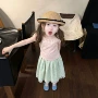 儿童碎花新款小女孩套装