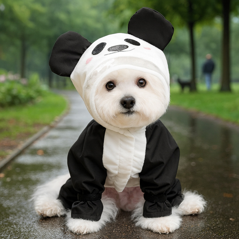 现货宠物狗狗猫猫衣服小型幼犬防水雨衣雨披泰迪博美批发四脚衣|undefined