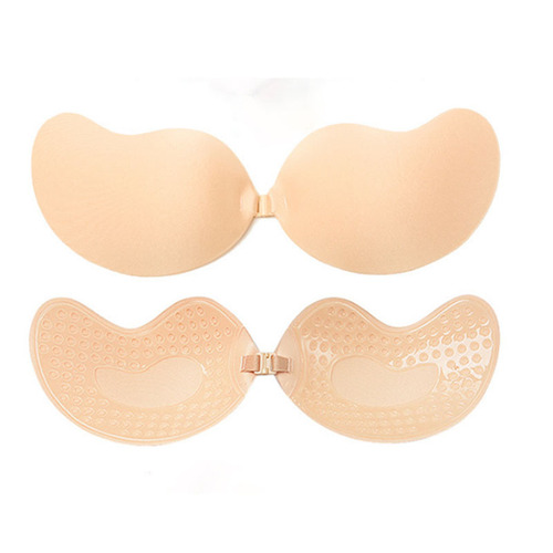 Lesbian Goddess Chest Sticker Mango Invisible Bra Hook-button Breathable Wire-Free Push-Up Bra Wholesale