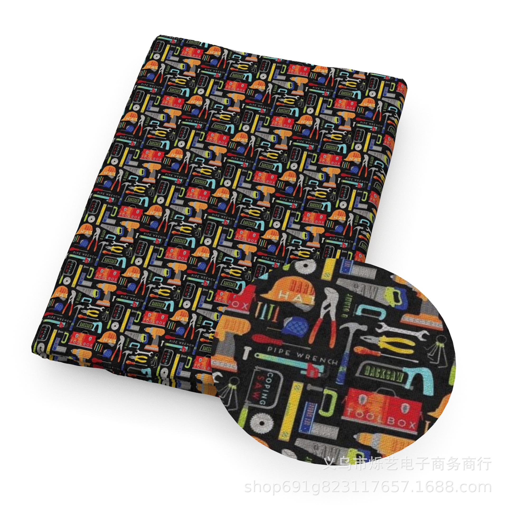 100% cotton, 50*145cm continuous-9