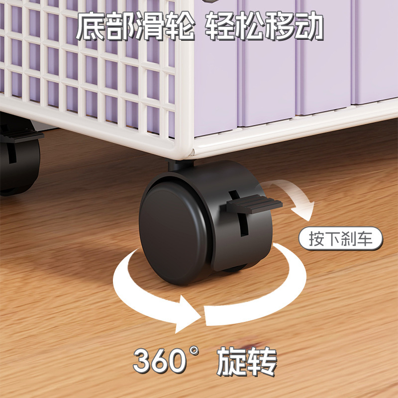 文件架多层资料整理架桌面收纳档案架小型置物架办公书架收纳筐文|undefined