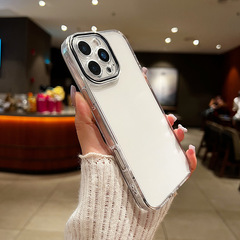 全新工艺透明tpu适用苹果16系列手机壳猫眼二合一保护套全包精孔