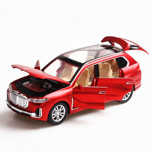1(boxed) New Energy x7 Alloy Car Model with Sound and Light Rebound Toy for AliExpress Supermarket Best Seller