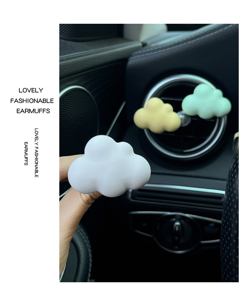 Ins Car Air Freshener Car Air Conditioning Vent Decoration Light Fragrance Car Interior Accessories Gift Vent Clip