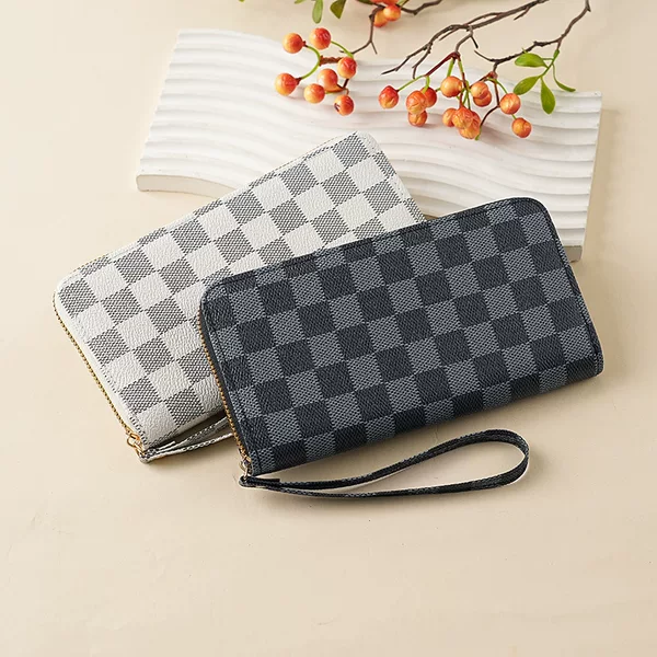 Cross-border Foreign Trade Source Wallet European and American Style Long Zipper Bag Wallet Large Banknote Clip Unisex Wallet