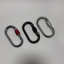攀岩承重型弹扣挂钩锁扣 D型扣快挂户外高空作业安全保险钩