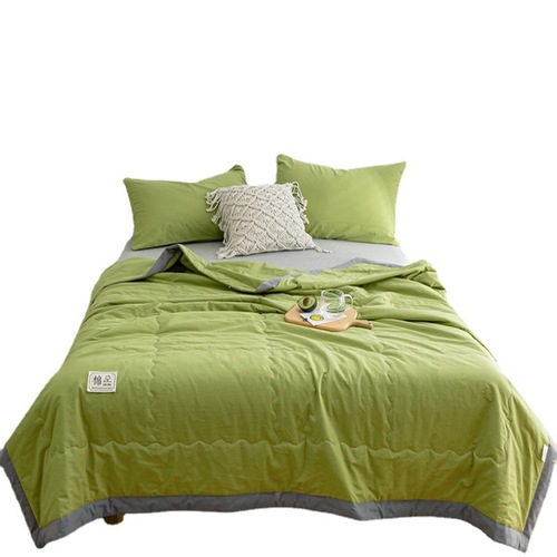 Pure cotton quilt 100 miles away pure cotton washed cotton cotton air conditioning quilt core single and double summer thin quilt summer quilt