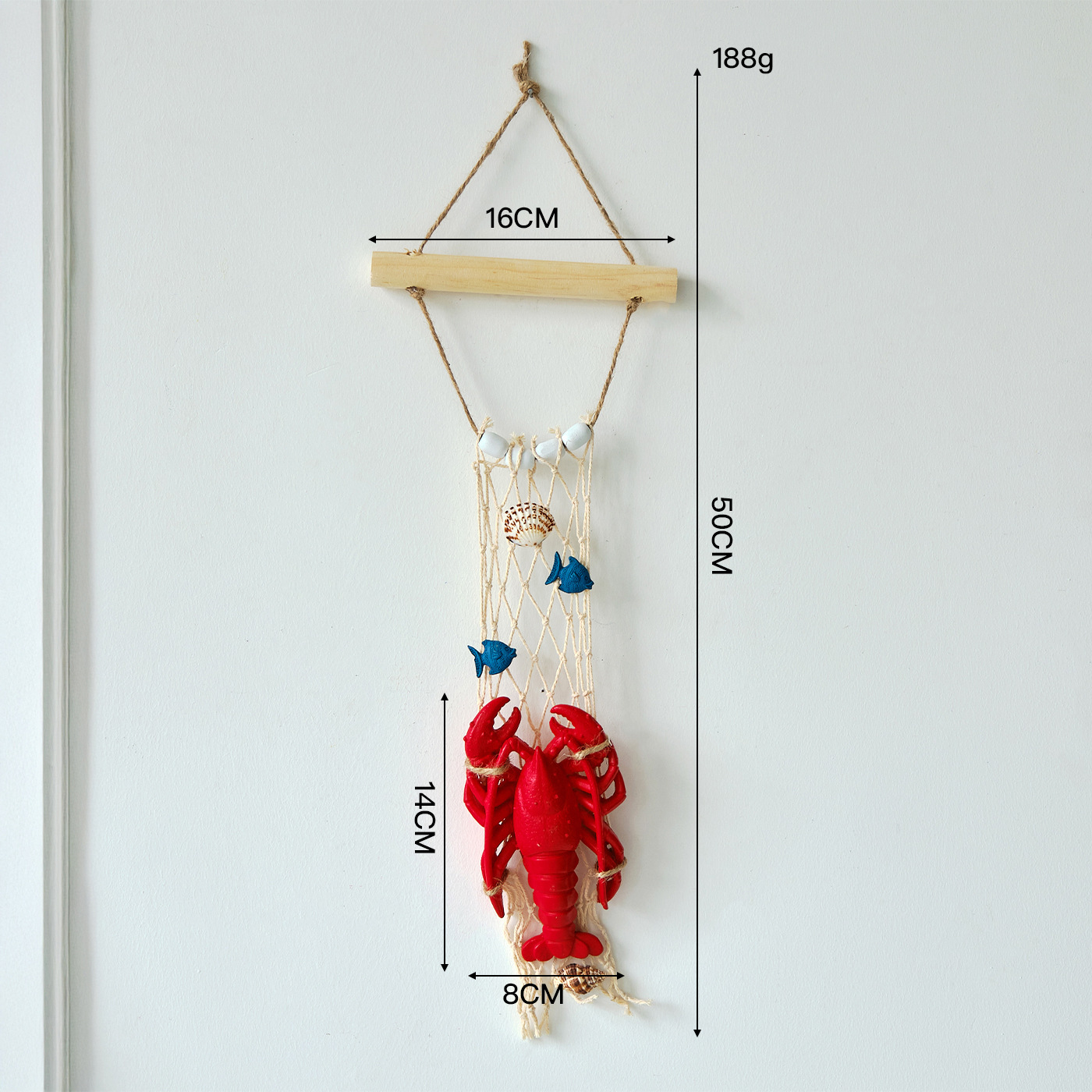 Red de celebridades Simulación de resina Cangrejo de cangrejo Modelo Colgante Mariscos Restaurante Decoración de pared Hotel Mercado nocturno Colgante de pared