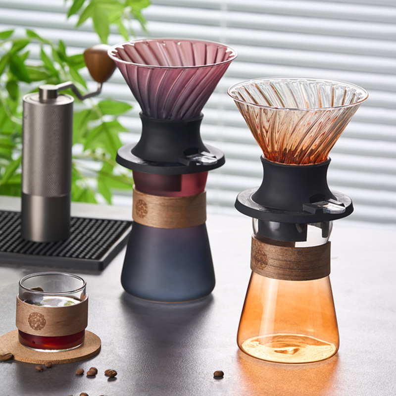 Smart Cup Hand Brewed Coffee Filter Cup Colorful Gradient Sharing Pot Coffee suit Soaking Extract Coffee Pot Smart Cup Hand Brewed Coffee Filter Cup Colorful Gradient Sharing Pot Coffee suit Soaking Extract Coffee Pot