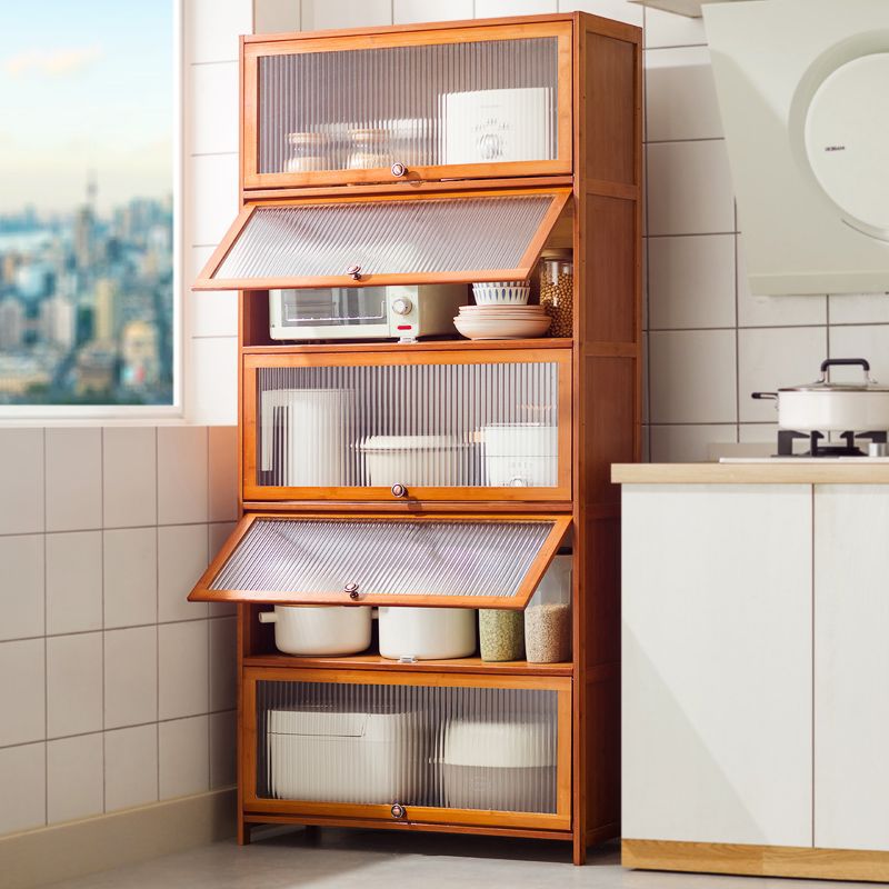 Estantes de cocina, piso, múltiples capas, almacenamiento multifuncional, armarios para el hogar, estantes para microondas, armarios para vajillas al por mayor