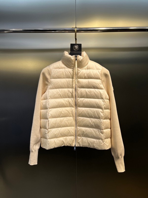 毒家高定版 M家女士新款收腰显瘦羊毛拼接轻薄羽绒服时尚质感外套|undefined