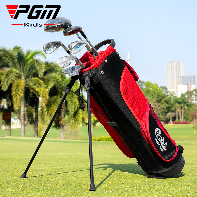 Túi đựng gậy golf trẻ em PGM Pick Cat dây đeo hai vai, nhẹ, có chân đế — QB052-Đen đỏ [* 3-8 tuổi nhỏ/giá đỡ ổn định/trọng lượng nhẹ 1,25 kg] QB052, QB052-Đen đỏ [* Lớn 9-12 tuổi/Giá đỡ ổn định/nhẹ 1,47 kg] QB052, QB052-hồng trắng [* 3-8 tuổi nhỏ/giá đỡ ổn định/trọng lượng nhẹ 1,25 kg] QB052, QB052-hồng trắng [* 9-12 tuổi lớn/giá đỡ ổn định/nhẹ 1,47 kg] QB052
