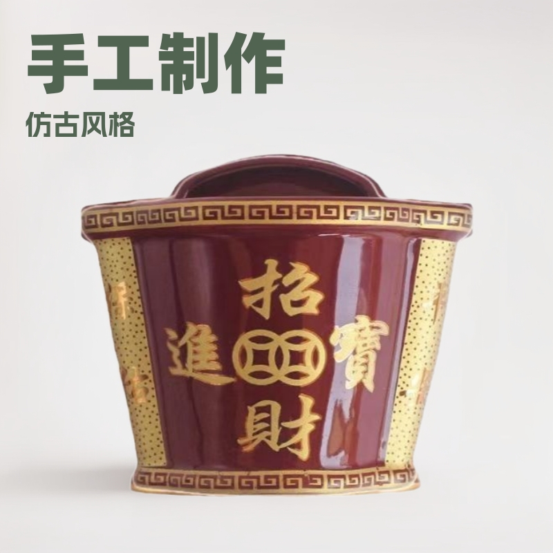 批发陶瓷挂香薰壁炉挂墙香炉神位阳台门口灶君天宫朱红招财天公
