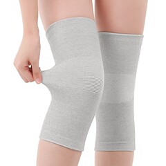 冷え性の古い脚関節を暖かく保ち、防寒性を保つ四面伸縮性膝パッド、男性と女性向けのオールシーズン対応のインナー着用膝レッグカバー