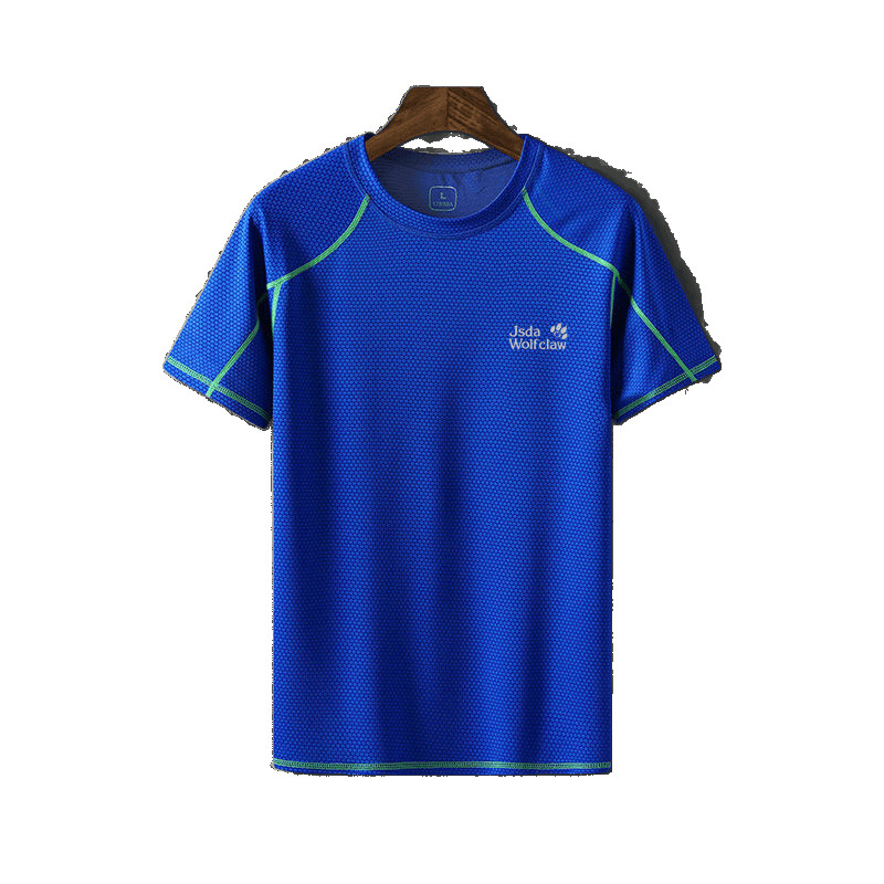 Equipo corriendo ropa de secado rápida mujer suelta al aire libre ropa de secado rápida deportiva de manga corta camiseta de hombre gran fábrica comercio al por mayor