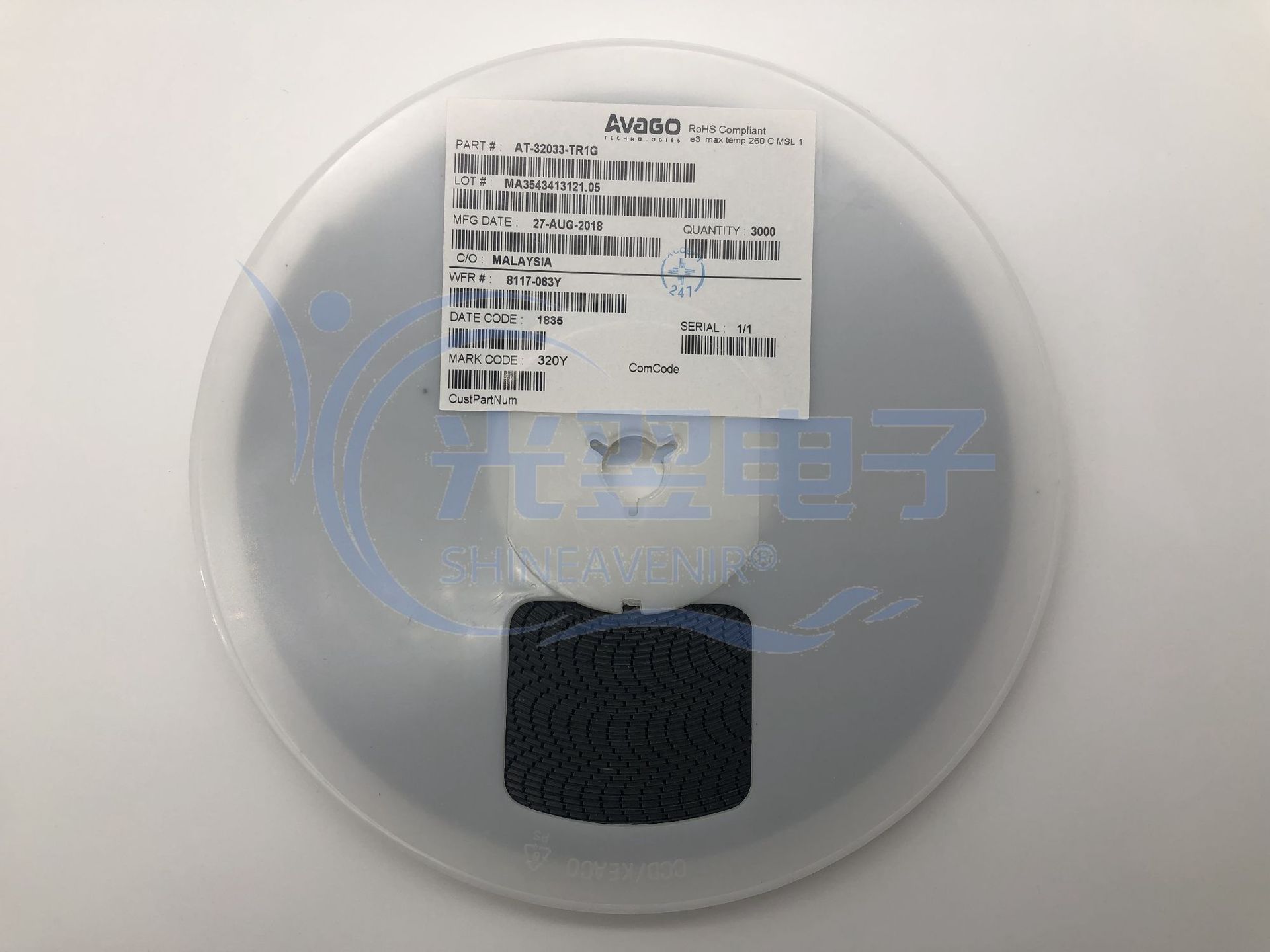 AT-32033-TR1G 320Y SOT-23 NPN双极结型晶体管 全新原装 现货