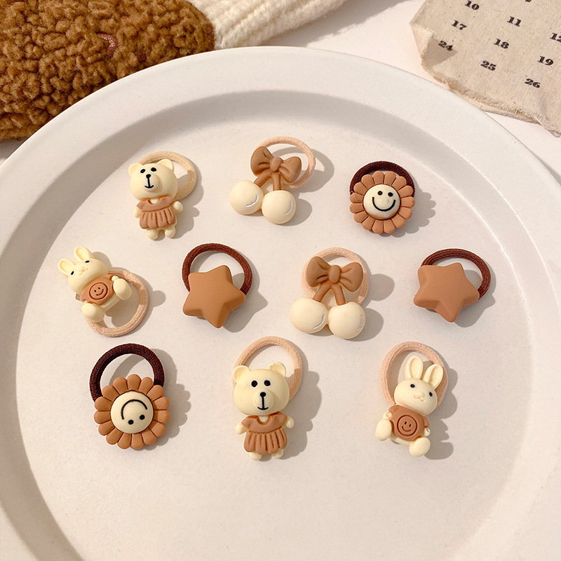 Cuerda para el cabello de atadura de bebé, diadema para el pulgar de los niños, tocado para la cabeza de bebé, cuerda para la cabeza de bebé, no daña el cabello, gomas elásticas, accesorios para el cabello de niñas