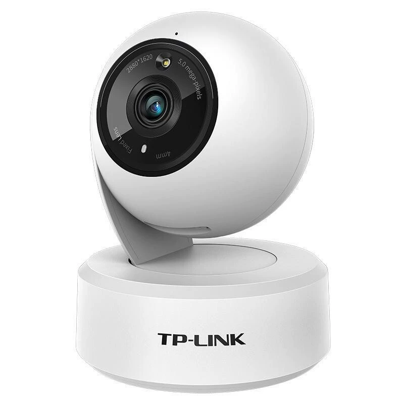 TP-LINK TL-IPC4W 5-мегапиксельная HD полноцветная камера с ночным видением, поворотная, для дома и наблюдения за ребёнком, беспроводная сеть