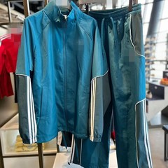 运动套装男同款春秋季户外休闲翻领套装刺绣长袖长裤情侣两件套装